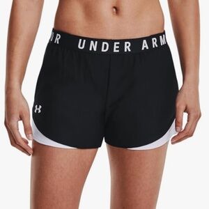 #006 NWOT Under Armour Play Up Shorts; Cikir Black; Size Medium; MSRP $35
